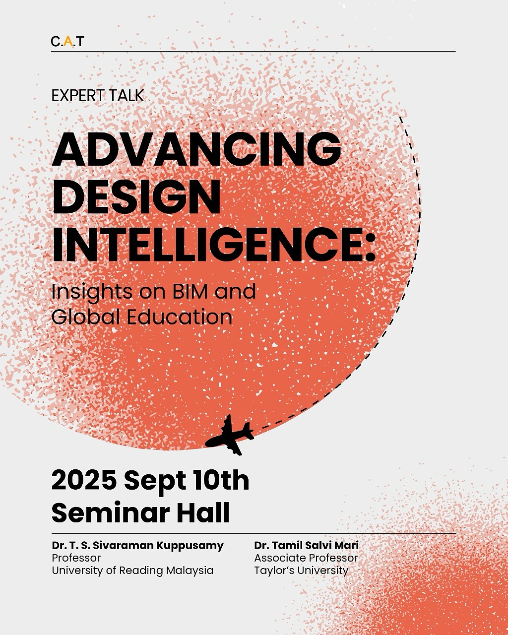 Honored to host Dr. T. S. Sivaraman Kuppusamy, Professor of Built Environment at the University of Reading Malaysia (@uniofreadingmalaysia), along with Dr. Tamil Salvi Mari, Associate Professor at Taylor’s University, and a team of distinguished academicians from Malaysia at CAT on 10th September.
Dr. Kuppusamy delivered an enlightening session for Semester 9 students, highlighting the latest advancements in Building Information Modelling (BIM) software and its impact on the AEC industry.
Dr. Mari inspired students by sharing valuable insights into higher education opportunities in Malaysia, encouraging them to explore academic and professional growth beyond borders.
#BuiltEnvironment #AEC #UniversityOfReadingMalaysia #TaylorsUniversity #Collaboration #Inspiration #GlobalLearning #BIM